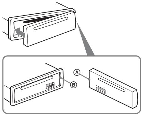 SONY MEX-BT3900U - Installazione del pannello anteriore - 1