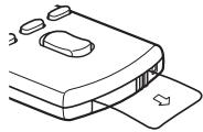 SONY MEX-BT3900U - Vorbereiten der Kartenfernbedienung - 1