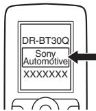 SONY MEX-BT3900U - Set the Bluetooth device to search for this unit. - 1