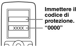 SONY MEX-BT3900U - Se sul display del dispositivo viene richiesto un codice di protezione*, immettere "0000". - 1