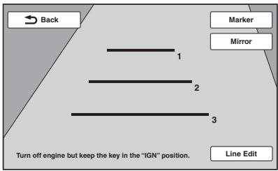 SONY XNV-L66BT TOMTOM - Appuyez sur / pour faire défiler, puis sur « rear view camera setting - 1