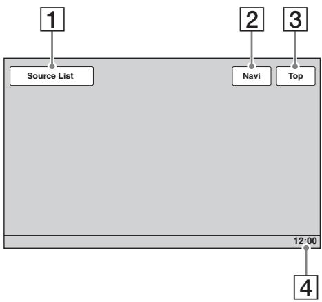 SONY XNV-L66BT TOMTOM - Bildschirmanzeigen - 1