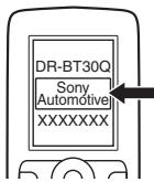 SONY XNV-L66BT TOMTOM - Zoek dit apparaat vanaf het andere Bluetooth-apparaat. - 1