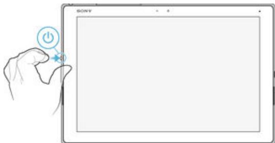 SONY XPERIA Z4 TABLET (SGP711) - Pour allumer l'appareil - 1