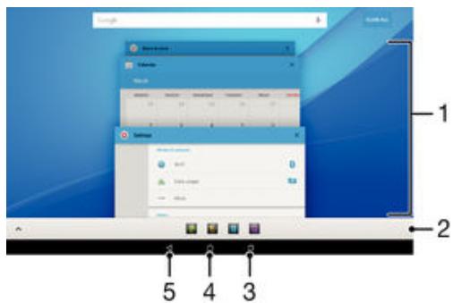 SONY XPERIA Z4 TABLET (SGP711) - Parcourir les applications - 1