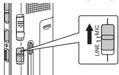 PANASONIC RR-XS400E-S - Recording by connecting an external microphone - 1