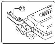 PANASONIC RR XS400 - Part names - 3