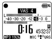 PANASONIC RR XS400 - Preventing unnecessary recording (VAS) - 2