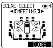 PANASONIC RR XS400 - Selecting the recording scene - 1