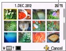 PANASONIC LUMIX DMC-LZ30 - Afficher une liste d'images « lecture multiple - 2