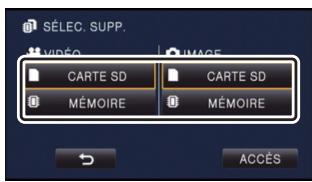 PANASONIC HC-V720 - Touchez le support pour enregistrer des images animées ou des images fixes. - 1