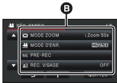 PANASONIC HC-V720 - Utilisation de l'écran de menu - 3