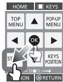 PANASONIC DMP-BD79 - Uso de la pantalla KEYS - 2
