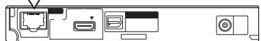 PANASONIC DMP-BD79EFK - Conexión del cable LAN - 5