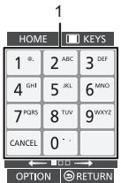 PANASONIC DMP-BD79EFK - A KEYS képernyǒ típusai - 1