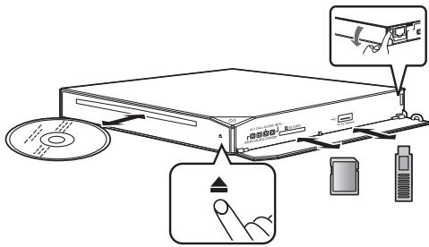 PANASONIC DMP-BD79EFK - Satta i ellerta ut ett media - 1