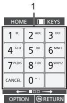 PANASONIC DMPBD75 - KEYS-näytön tyypit - 1