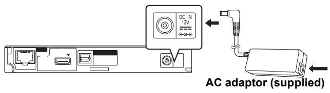 PANASONIC DMPBD75 - STEP 4: Connecting the AC mains lead - 1
