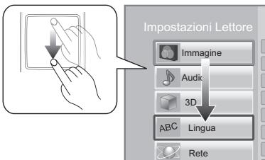 PANASONIC DMPBD75 - Spostare l'evidenziazione o il punctatore - 2