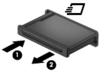 HP MINI 200-4200SF (B3R43EA) - Insertion d'une carte expresscard - 2