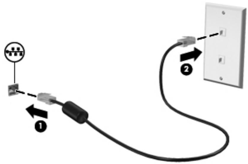 HP MINI 200-4200SF (B3R43EA) - Connexion à un réseau local (LAN) (certains modèles) - 2