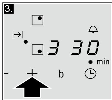 SIEMENS EH631BM18E - Programmer le temps de cuisson. - 2