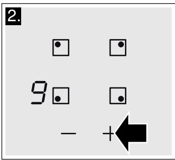 SIEMENS ET651BM17E - Kochstufe einstellen - 2