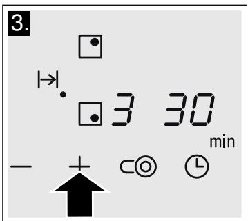 SIEMENS ET651BM17E - Tijdsduur instellen - 2
