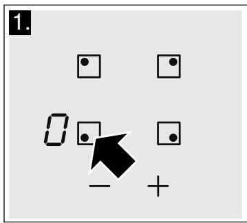 SIEMENS ET651BF17E - Kochstufe einstellen - 1