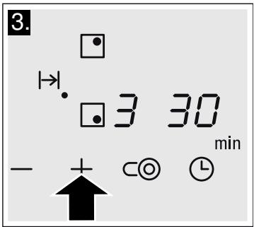 SIEMENS ET651BF17E - Dauer einstellen: - 2