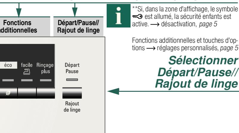 SIEMENS IQ 700 WM14S485FF - Régler et adapter le programme - 1