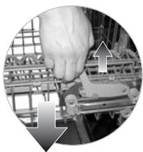LG TRUE STEAM - Ajustement du panier supérieur - 4