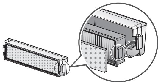 LG HOM-BOT3.0 VR1227R - Nettoyage du filtre du réceptacle à poussière - 6