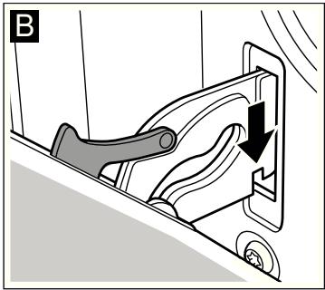 BOSCH HBN231E2 - Accrocher la porte - 2