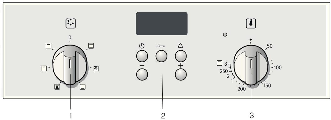 BOSCH HBN231E2 - Bandeau de commande - 1