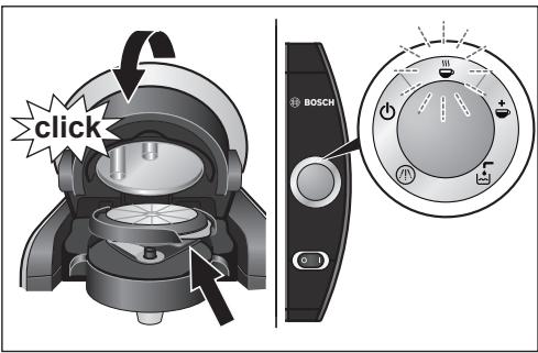 BOSCH TAS4000 TASSIMO - ! Importante: - 1