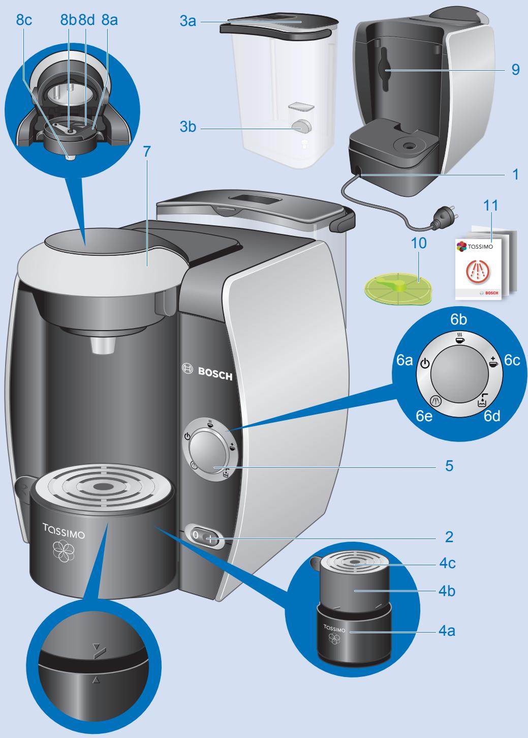 BOSCH TAS4000 TASSIMO - 6