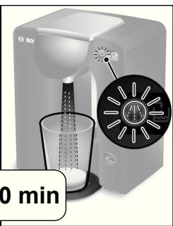 BOSCH TASSIMO TAS5545 - Ejecución del programa de descalcificacion - 6