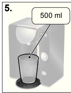 BOSCH TASSIMO TAS5545 - Köra avkalkningsprogrammet - 3