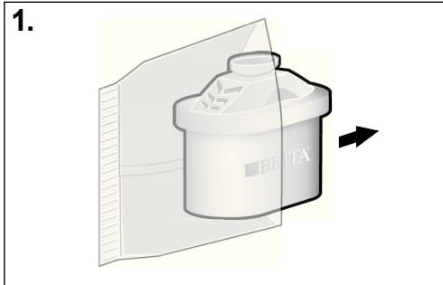 BOSCH TASSIMO TAS5545 - BRITA MAXTRA vannfilteringssystem - 1