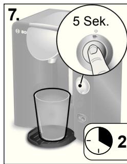 BOSCH TASSIMO TAS5545 - Entkalkungsprogramm durchführren - 5