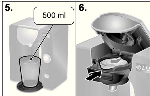 BOSCH TASSIMO TAS5546 - Esecuzione del programma di decalcificazione - 2