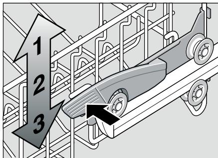 BOSCH SPS50E12EU - Panier à vaisselle supérieur avec manettes latérales - 1