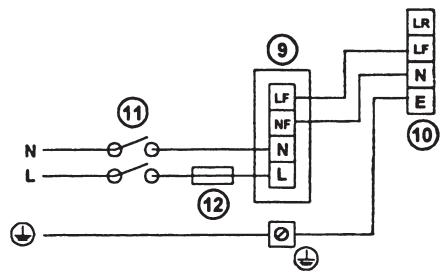 APPLIED ENERGY WAC1 - Câblage des connexions électriques du ventilateur - 1