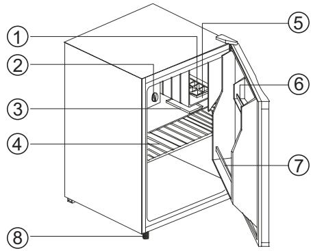 HISENSE RR55D4AW1 - Vue d'ensemble de l'appareil - 1