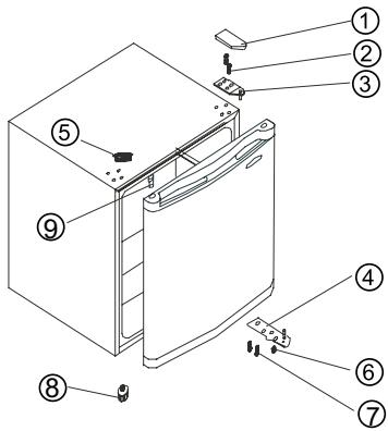 HISENSE RR55D4AW1 - Türoeffnung versetzen - 4