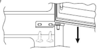 HAIER HBM-576SM - INVERTIRE L'APERTURA DEGLI SPORTELLI - 4