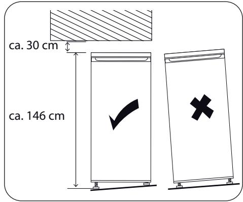 MEDION MD 37093 - Posizionare l'apparecchio - 2