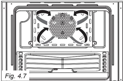 DELONGHI GEMMA 66 M - SCONGELAMENTO DI CIBI SURGELATI SOLO VENTILATORE (fig. 4.7) - 1