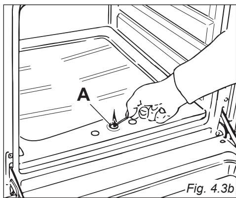 DELONGHI GEMMA 66 M - ACCENSIONE DEL BRUCIATORE A GAS DEL FORNO - 3